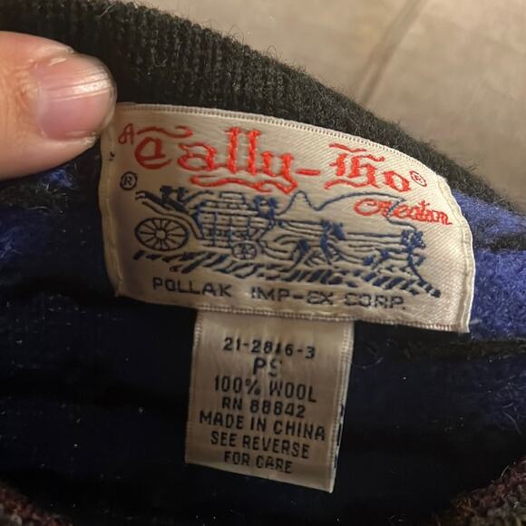 VNTG A TALLY- THO button up wool cardigan S - Picture 2 of 6